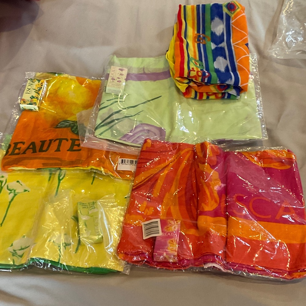 Escada Multicolor Scarves & Wraps Set